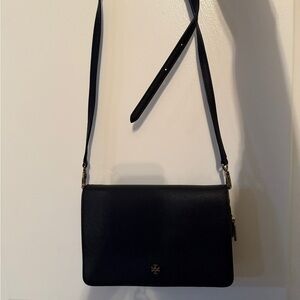 Tory Burch Black Crossbody Bag with Adjustable Strap